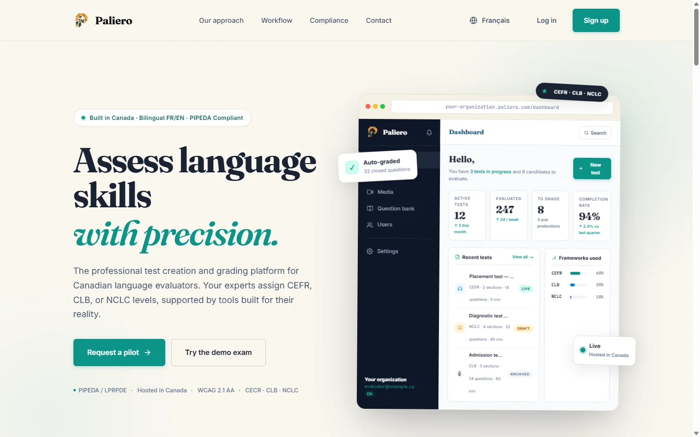 Paliero Platform